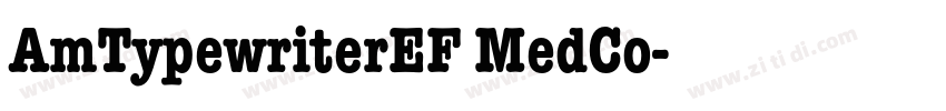 AmTypewriterEF MedCo字体转换